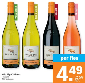 Albert Heijn Wild Pig 0.75 liter aanbieding