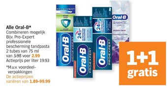 Albert Heijn Alle Oral-B aanbieding