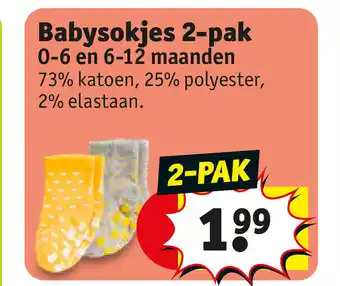 Kruidvat Nijntje Babysokjes 2-pak aanbieding