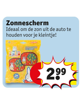 Kruidvat Nijntje Zonnescherm aanbieding