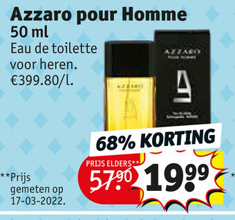 Kruidvat Azzaro pour Homme aanbieding