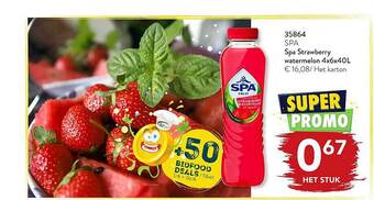 Bidfood Spa Strawberry Watermelon aanbieding