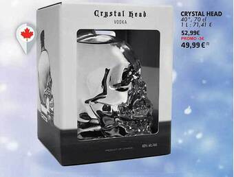Cora Crystal Head aanbieding