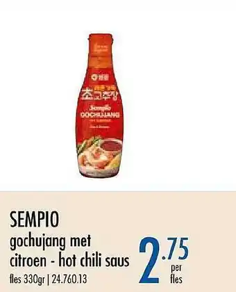 Horeca totaal Sempio Gochujang Met Citroen Hot Chili Saus aanbieding