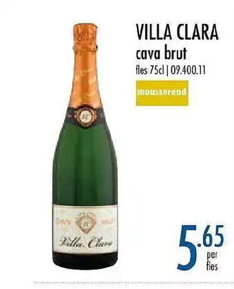 Horeca totaal Villa Clara Cava Brut aanbieding