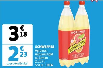 Auchan Schweppes aanbieding