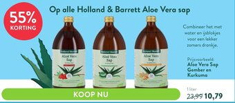 Holland & Barrett Holland & Barrett Aloe Vera Sap 1Liter aanbieding