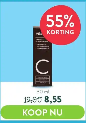 Holland & Barrett Vitaskin Vitamin C Illuminating Oil 30ml aanbieding