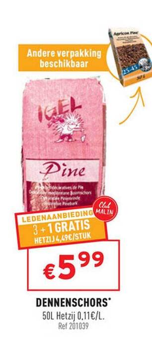 Trafic Dennenschors aanbieding