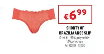 Trafic Shorty Of Braziliaanse Slip aanbieding