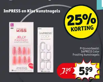 Kruidvat ImPRESS en Kiss kuntnagels aanbieding
