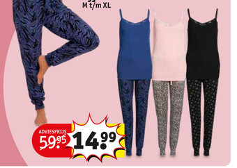 Kruidvat Pyjama M t/m XL aanbieding