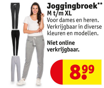 Kruidvat Joggingbroek M t/m XL aanbieding