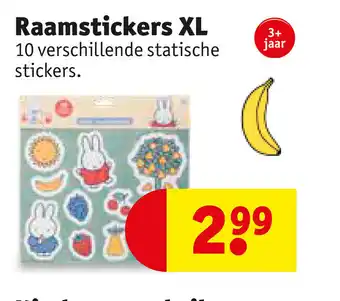 Kruidvat Nijntje Raamstickers XL aanbieding