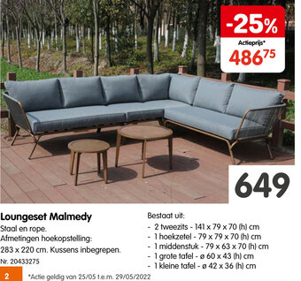 Fun Loungeset malmedy aanbieding