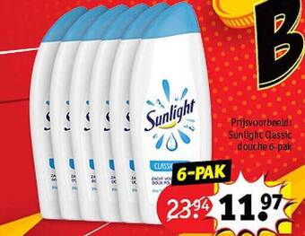 Kruidvat Sunlight Classic Douche aanbieding