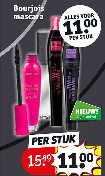 Kruidvat Bourjois Mascara aanbieding