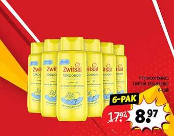 Kruidvat Zwitsal Talkpoeder aanbieding
