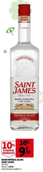 Rhum Imperial Blanc Saint James