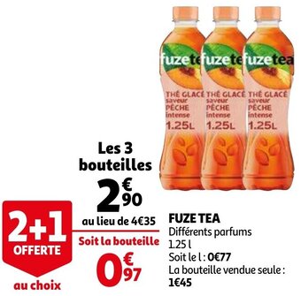 Auchan Fuze Tea aanbieding