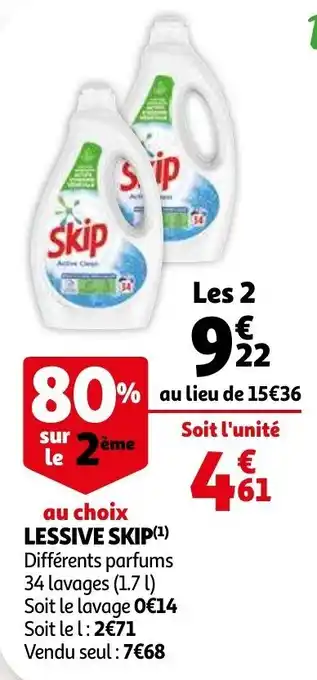 Auchan Lessive Skip aanbieding