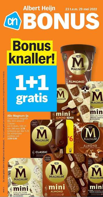 Albert Heijn Alle Magnum Ijs aanbieding