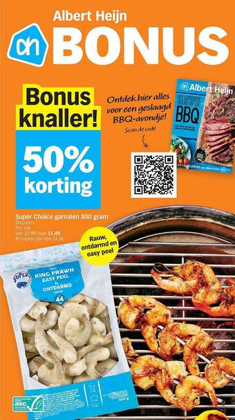 Albert Heijn Super Choice Garnalen aanbieding