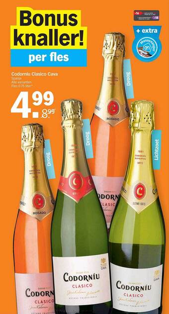 Albert Heijn Codorniu Clasico Cava aanbieding