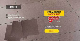 Brico Vloertegel Triton aanbieding