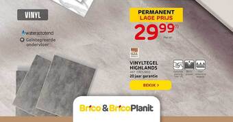 Brico Vinyltegel Highlands aanbieding