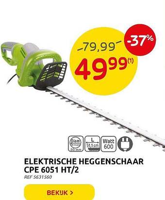 Brico Elektrische Heggenschaar Cpe 6051 Ht-2 aanbieding