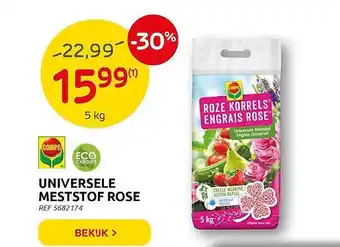 Brico Unversele Meststof Rose aanbieding