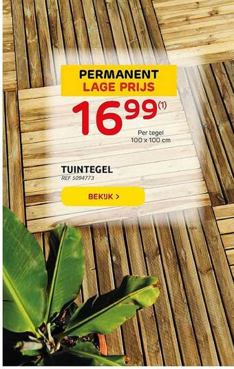 Brico Tuintegel aanbieding