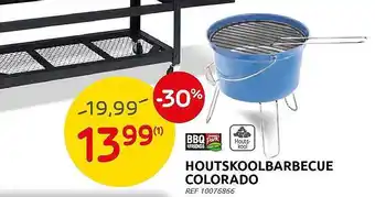 Brico Houtskoolbarbecue Colorado aanbieding