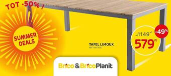 Brico Tafel Limoux aanbieding