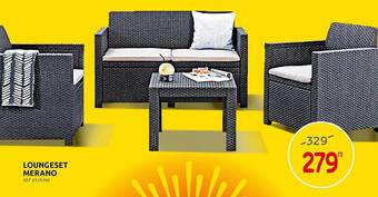 Brico Loungeset Merano aanbieding