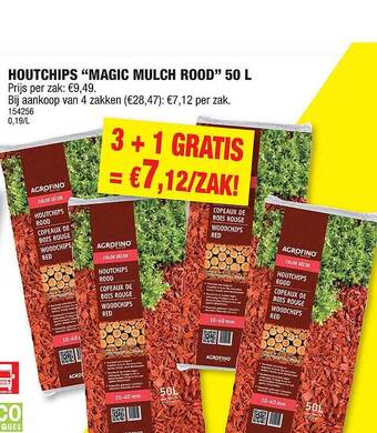 Hubo Houtchips aanbieding
