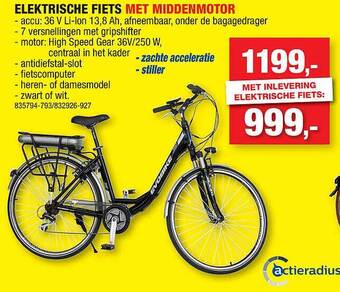 Elektrische Fiets Met Middenmotor