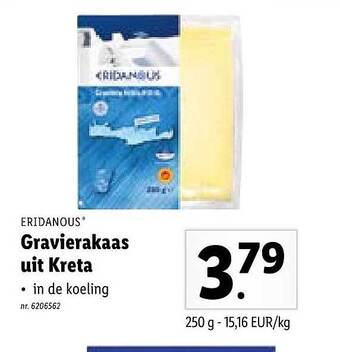 Lidl Eridanous Gravierakaas Uit Kreta aanbieding