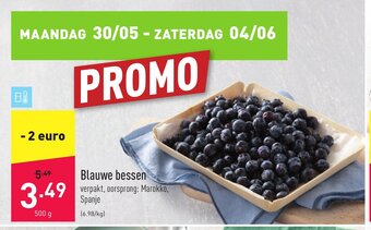 ALDI Blauwe bessen 500 g aanbieding