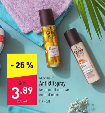 Gliss kur Antiklitspray 200 ml