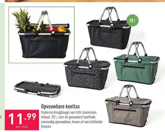 ALDI Opvouwbare koeltas 20 l aanbieding