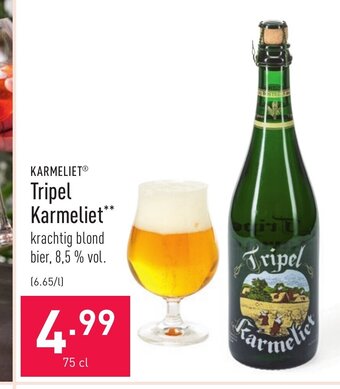 ALDI Tripel Karmeliet 75 cl aanbieding