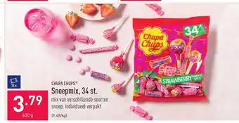 ALDI Chupa chups Snoepmix 400 g 34 st. aanbieding