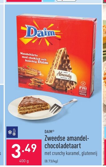 Daim Zweedse amandel-chocoladetaart 400 g