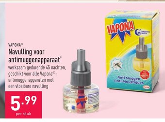 Vapona Navulling voor antimuggenapparaat
