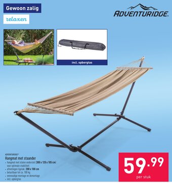Adventuridge Hangmat met staander
