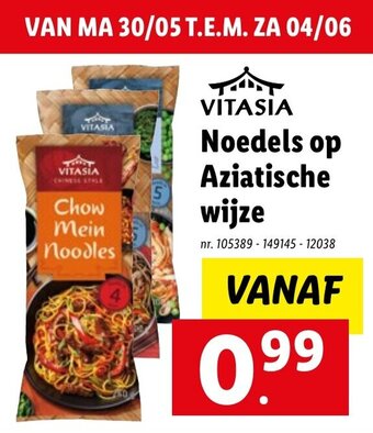 Vitasia Noedels op Aziatische wijze