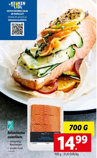 Lidl Atlantische zalmfilets aanbieding
