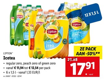 Lidl Lipton Icetea aanbieding